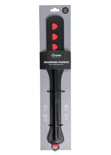 Packa BDSM EasyToys ze skóry PU 47 cm czarna - zdjęcie główne