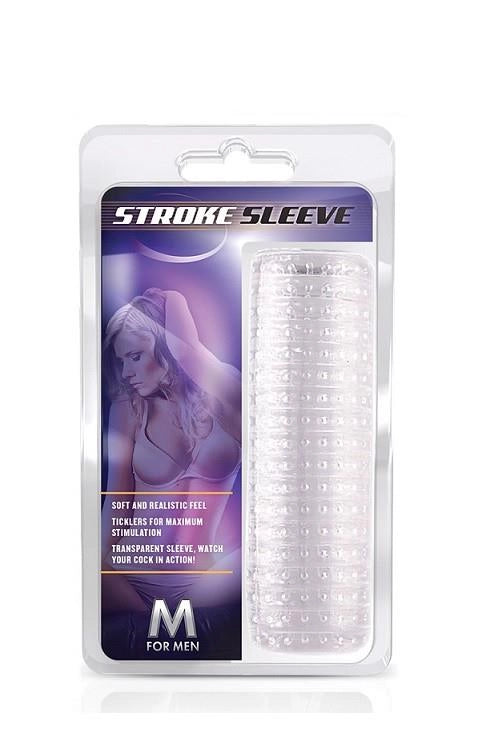 Przedłużka M For Men Stroke Sleeve Blush przezroczysta - zdjęcie główne