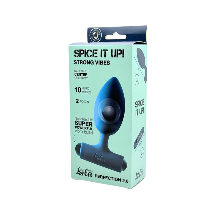 Wibrujący plug analny Spice it Up Perfection 2.0 10 trybów USB - zdjęcie główne