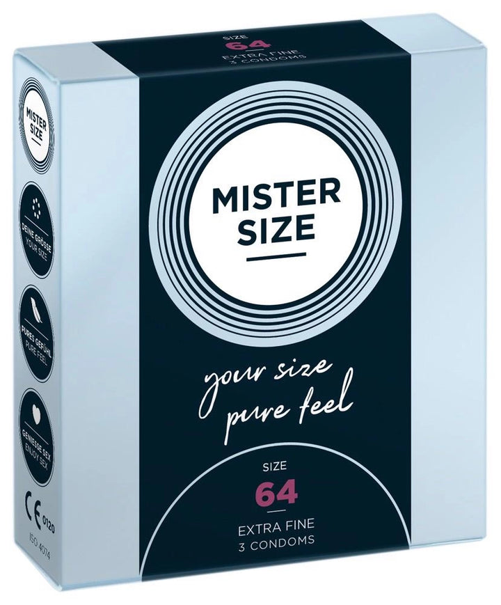 Prezerwatywy Mister Size 64 mm 3 szt. - zdjęcie główne