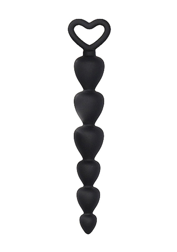 Koraliki analne silikonowe ShotsToys 14,8 cm czarny - zdjęcie główne