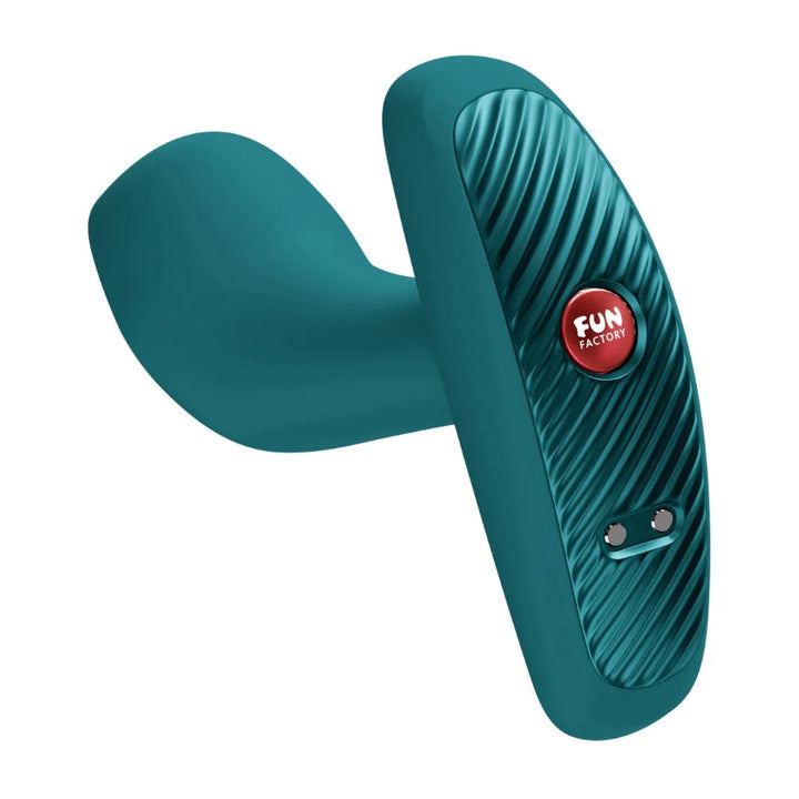 Wibrator analny Bootie Vibe Fun Factory zielony 9,6 cm 12 trybów USB - zdjęcie główne