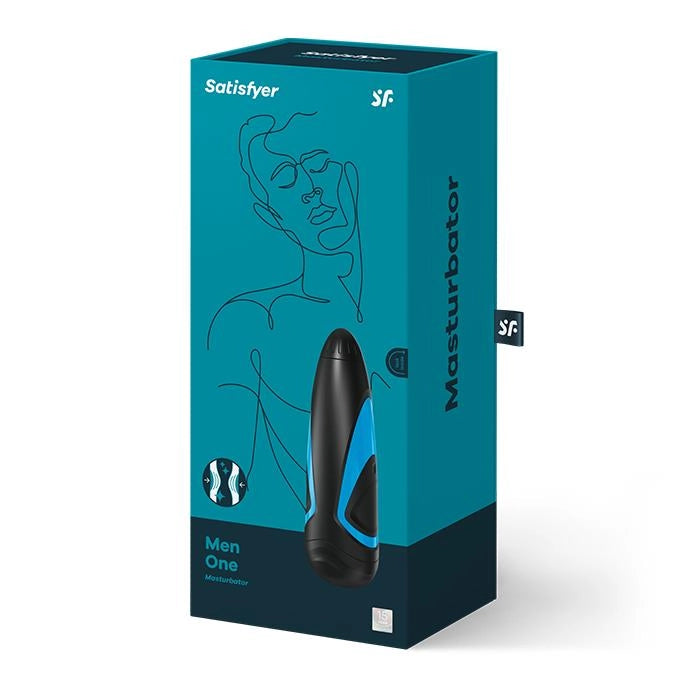 Masturbator Satisfyer Men One 25 cm czarny - zdjęcie główne
