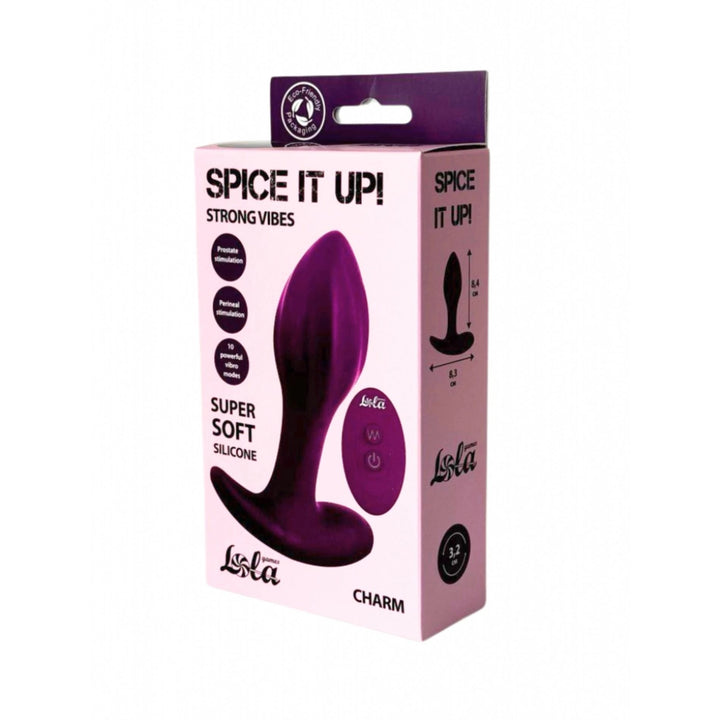 Plug analny wibrujący Spice it Up Charm 10 trybów pilot USB - zdjęcie główne