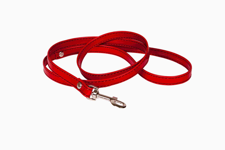 Smycz do obroży Whips Collection 110 cm czerwona - zdjęcie główne