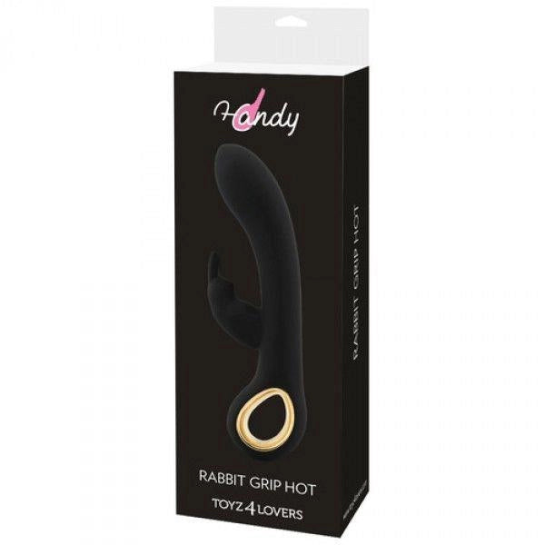 Wibrator króliczek Handy Rabbit Grip Hot Toyz4lovers 19 cm czarny - zdjęcie główne