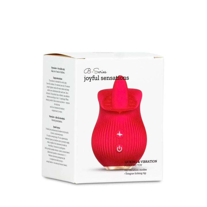 Stymulator łechtaczki z funkcją lizania Petal Bliss 12 trybów USB - zdjęcie główne