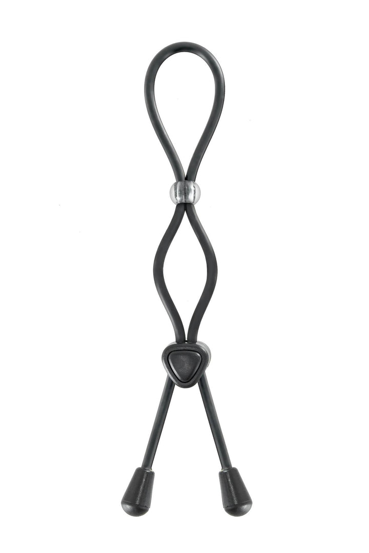 Pierścień na penisa podwójny regulowany Blue Junker 38 cm - zdjęcie główne