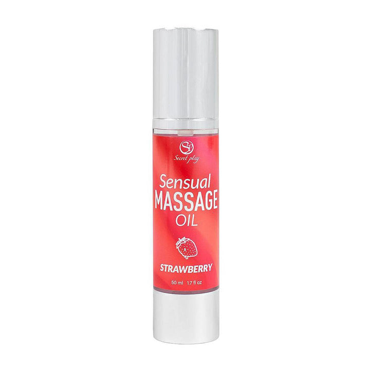 Olejek do masażu truskawkowy Secret Play 50 ml - zdjęcie główne