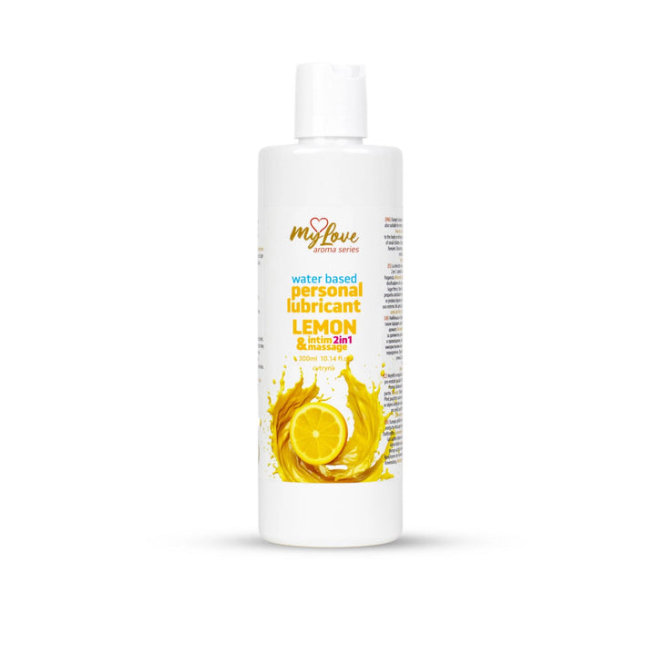 Lubrykant 2w1 intymny i do masażu cytrynowy MyLove Aroma Series 300 ml - zdjęcie główne