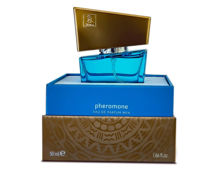 Perfumy feromonowe Shiatsu dla mężczyzn 50 ml niebieskie - zdjęcie główne