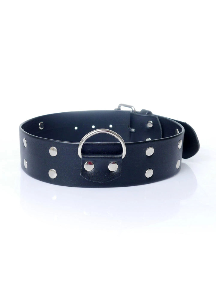 Obroża BDSM z ćwiekami Fetish B - Series 4 cm - zdjęcie główne