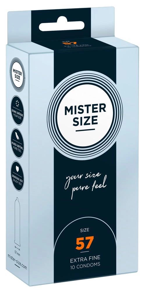 Prezerwatywy Mister Size 57 mm wegańskie 10 szt. - zdjęcie główne