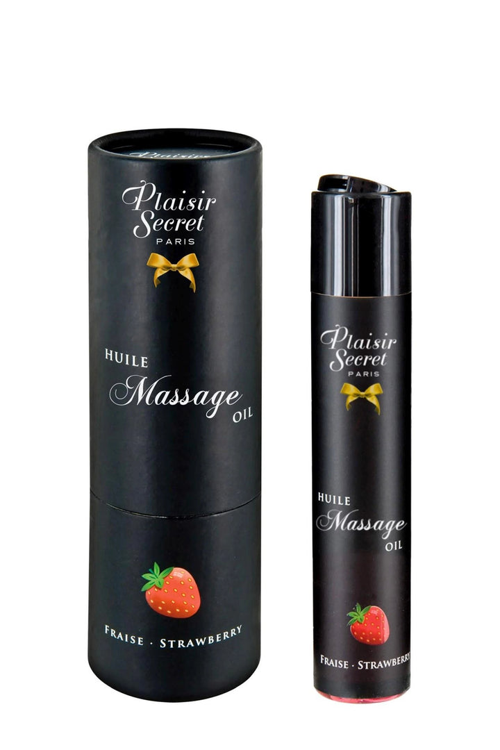 Olejek do masażu Secret Pleasure truskawkowy 59 ml - zdjęcie główne