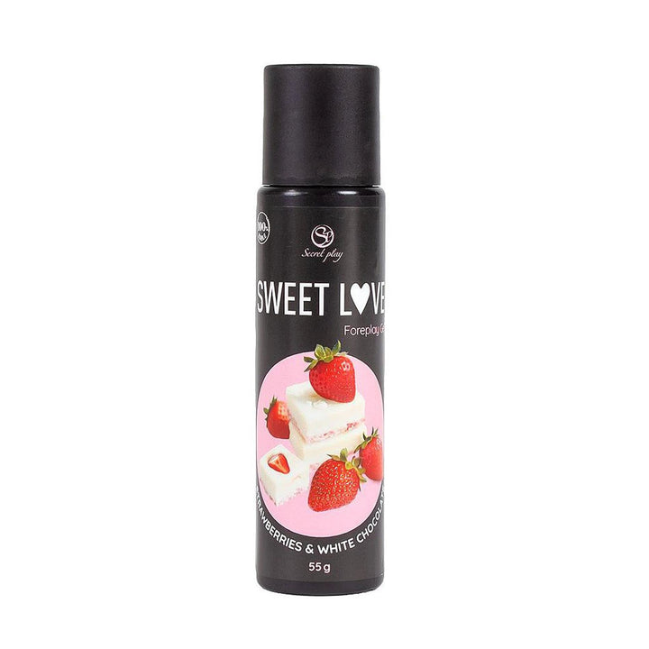 Żel smakowy Secret Play truskawka i biała czekolada 60 ml - zdjęcie główne