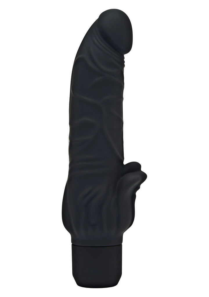 Wibrator realistyczny z stymulatorem łechtaczki ToyJoy 22,1 cm czarny - zdjęcie główne