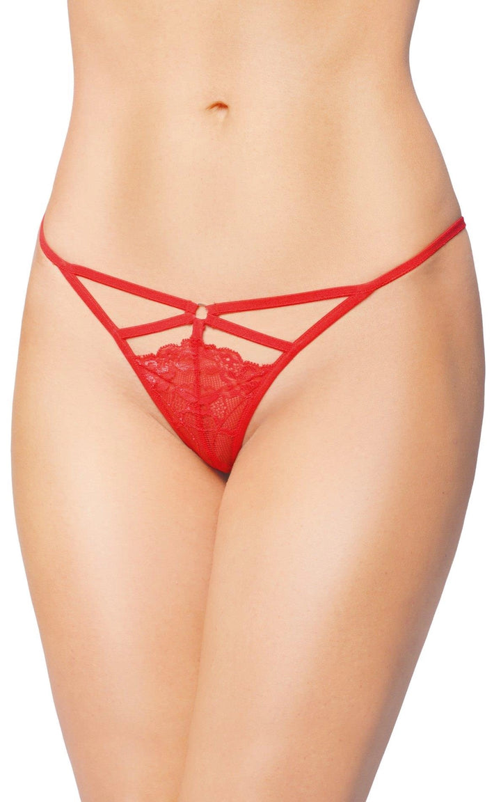 Stringi G-String 2473 czerwone S L - zdjęcie główne