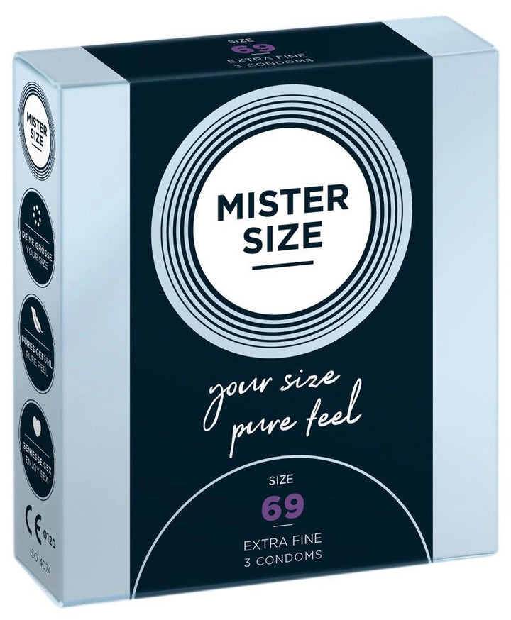 Prezerwatywy Mister Size 69 mm 3 szt. - zdjęcie główne