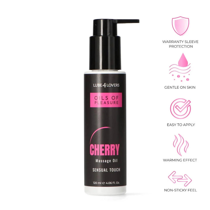 Olejek do masażu Oils of Pleasure wiśni 120 ml - zdjęcie główne