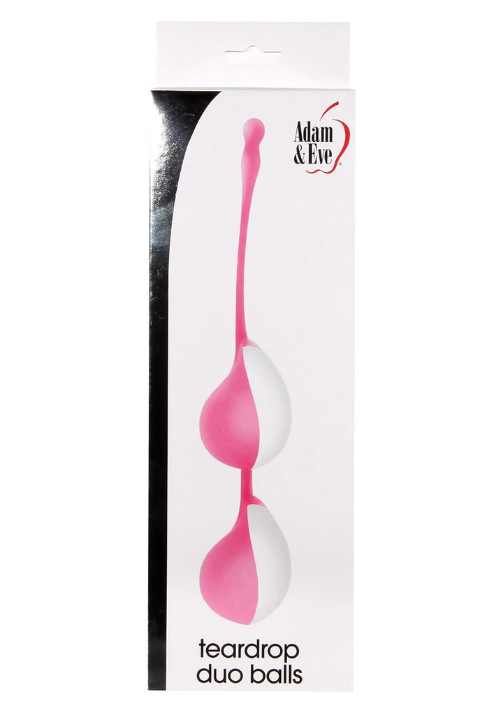 Kulki do treningu mięśni dna miednicy Teardrop Duo Balls NS Novelties 20 cm różowy - zdjęcie główne