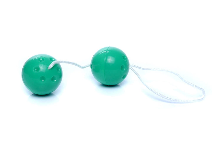 Kulki gejszy Duo-Balls zielone 21 cm - zdjęcie główne