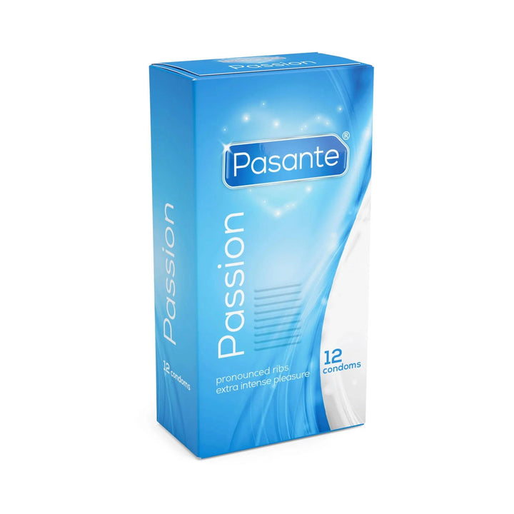 Prezerwatywy prążkowane Pasante Ribbed Passion 12 szt. - zdjęcie główne