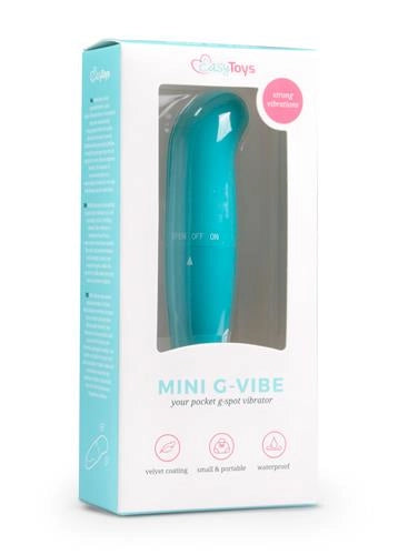 Wibrator punktu G EasyToys 12 cm turkusowy - zdjęcie główne