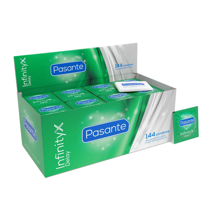 Prezerwatywy opóźniające Pasante Infinity X 144 szt. - zdjęcie główne