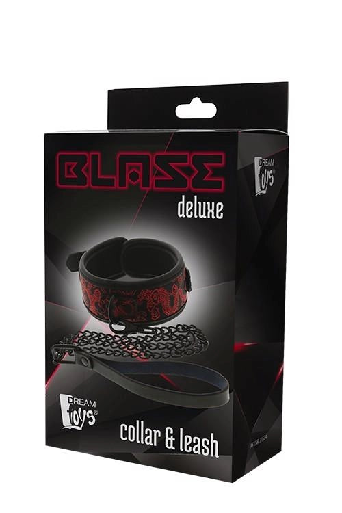 Kołnierz i smycz Blaze Deluxe Dream Toys czarny - zdjęcie główne