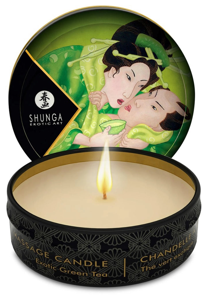 Świeca do masażu Shunga Zielona Herbata 30 ml - zdjęcie główne