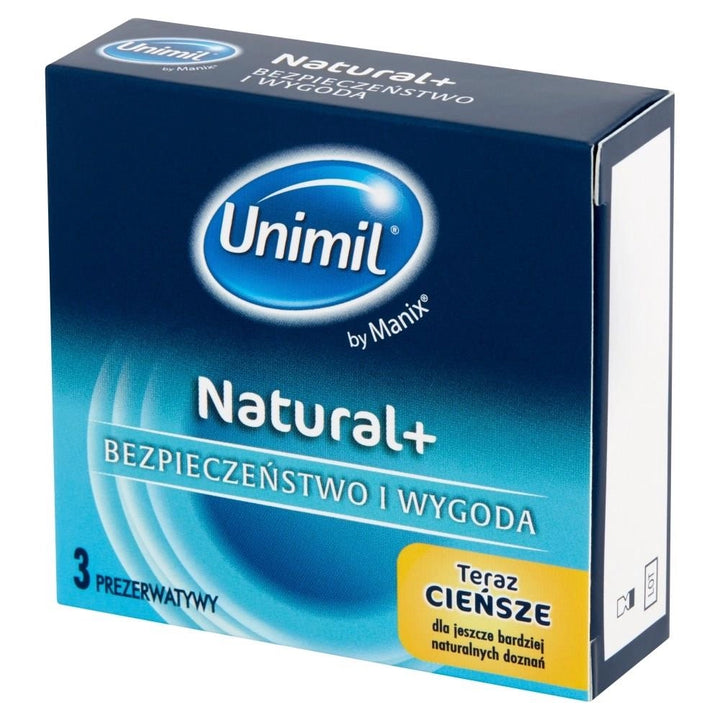 Prezerwatywy Unimil Natural+ 3 szt. - zdjęcie główne