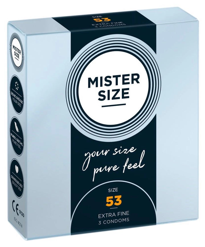 Prezerwatywy Mister Size 53 mm 3 szt. - zdjęcie główne