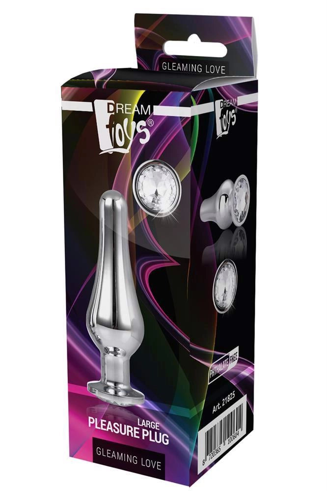 Korek analny Gleaming Love Silver Pleasure Plug Dream Toys - zdjęcie główne