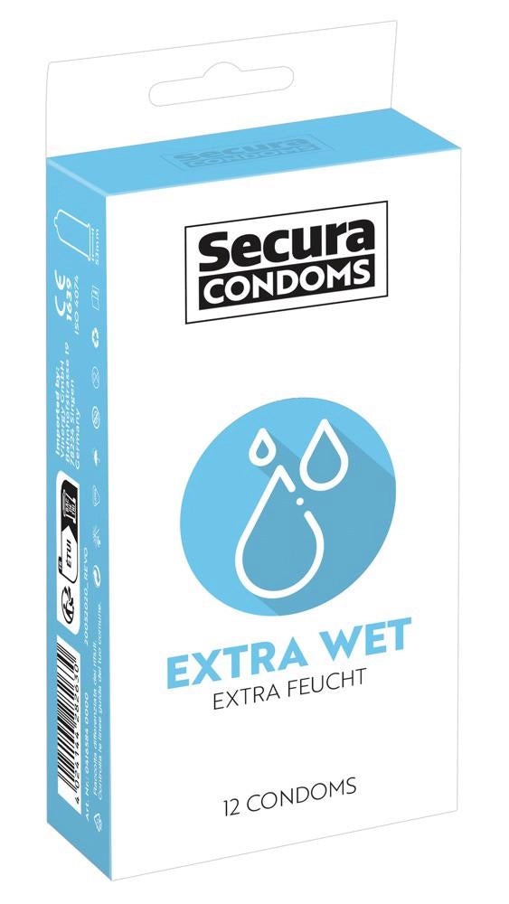 Prezerwatywy Secura Extra Wet 12 szt. - zdjęcie główne