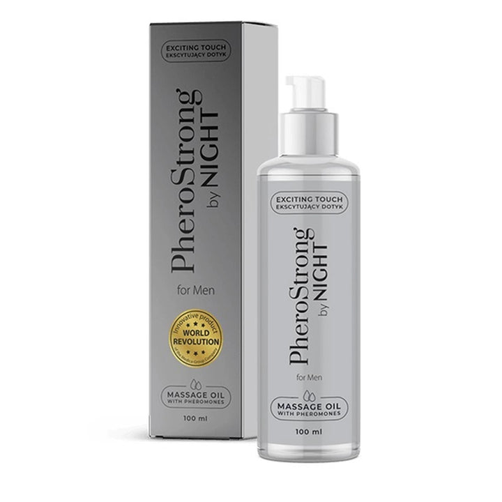 Olejek do masażu z feromonami PheroStrong By Night for Men 100 ml - zdjęcie główne