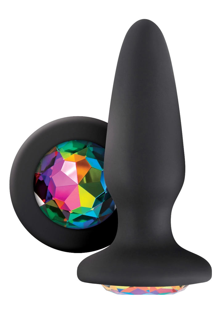 Korek analny Glams Gem Plug NS Novelties 10,5 cm czarny - zdjęcie główne