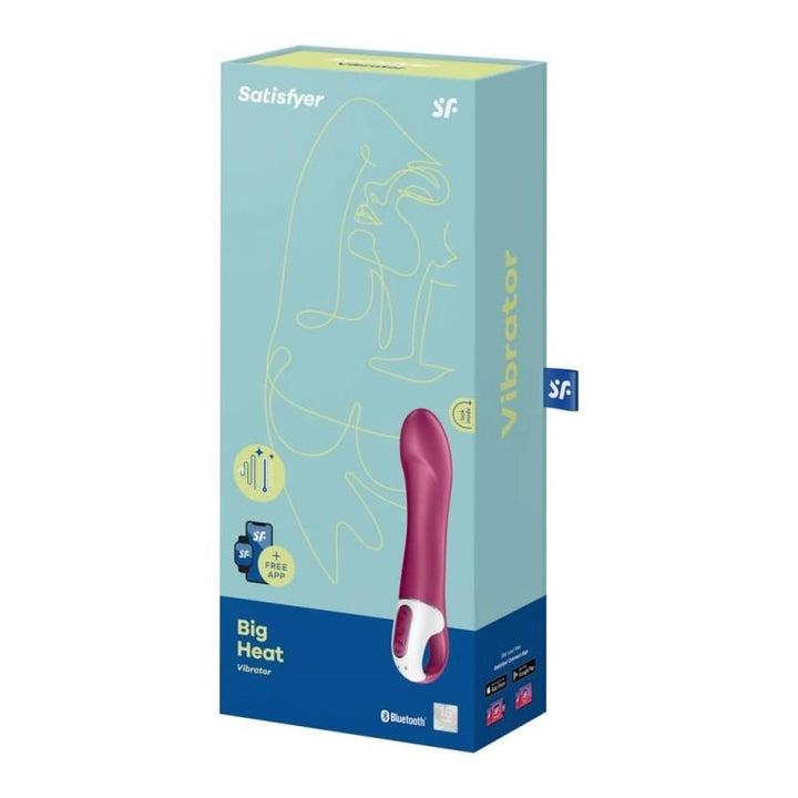 Wibrator punktu G Satisfyer Big Heat podgrzewany 22 cm - zdjęcie główne