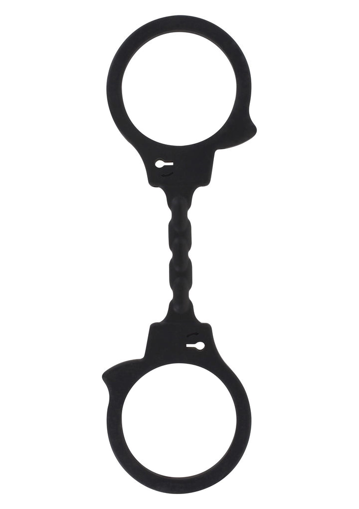 Kajdanki elastyczne ToyJoy TPR 25 cm czarne - zdjęcie główne