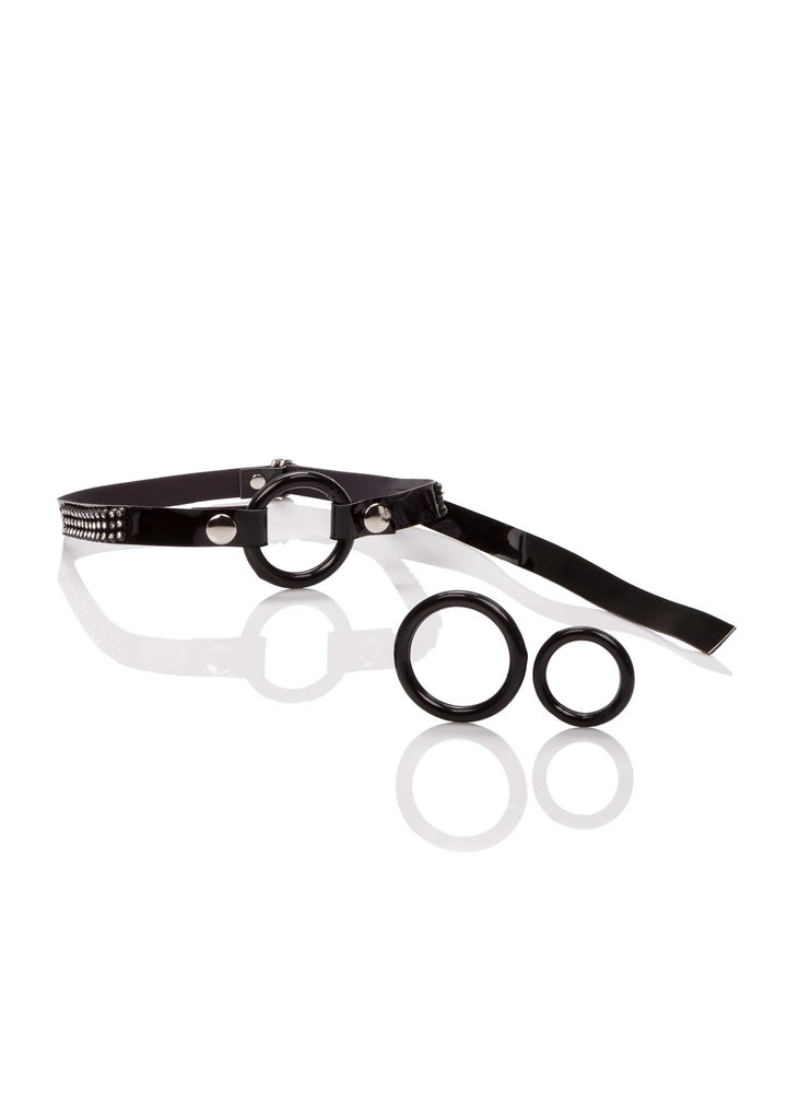 Knebel ring gag Calexotics czarny - zdjęcie główne