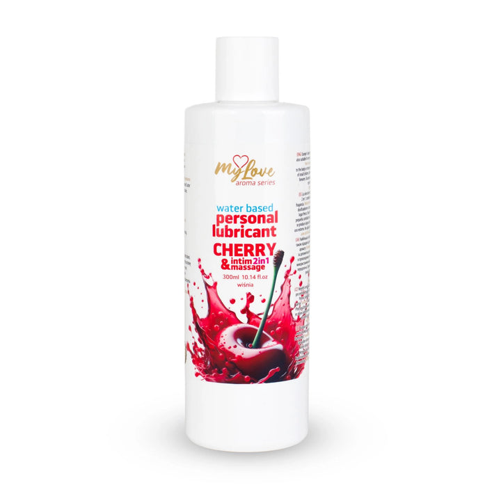 Lubrykant 2w1 MyLove Aroma Series Intim&Massage Wiśnia 300 ml - zdjęcie główne