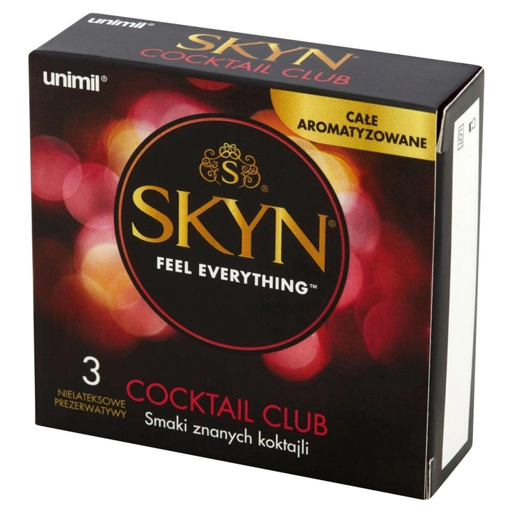 Prezerwatywy smakowe SKYN Cocktail Club 3 - zdjęcie główne
