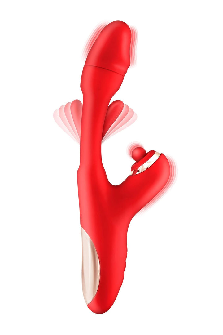 Wibrator króliczek Joyfully Yoba 25 cm czerwony 21 trybów USB - zdjęcie główne