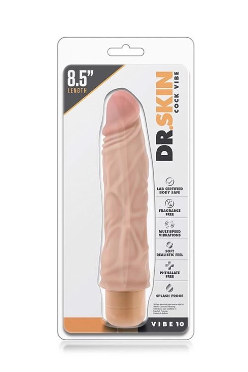 Wibrator realistyczny Dr. Skin Cock Vibe 10 Blush - zdjęcie główne