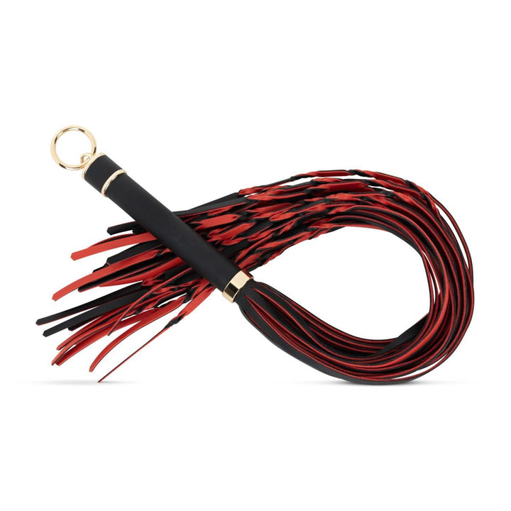 Flogger BDSM Fetish Collection 64 cm czerwono-czarny - zdjęcie główne