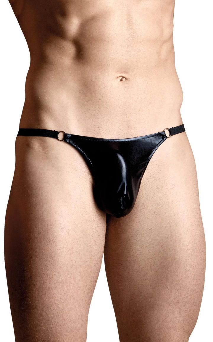 Stringi męskie SoftLine Collection czarny S L - zdjęcie główne