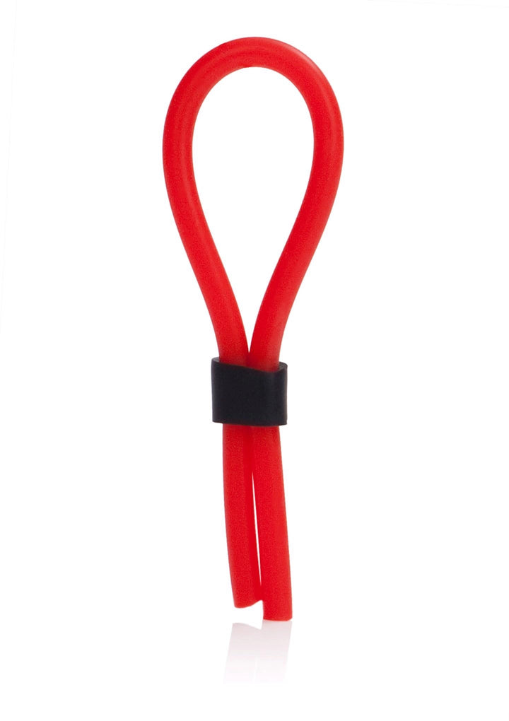 Pierścień erekcyjny lasso Stud Lasso silikonowy 12,75 cm czerwony - zdjęcie główne