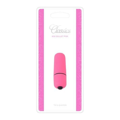Mini wibrator bullet Classics Toyz4lovers 5,5 cm różowy - zdjęcie główne
