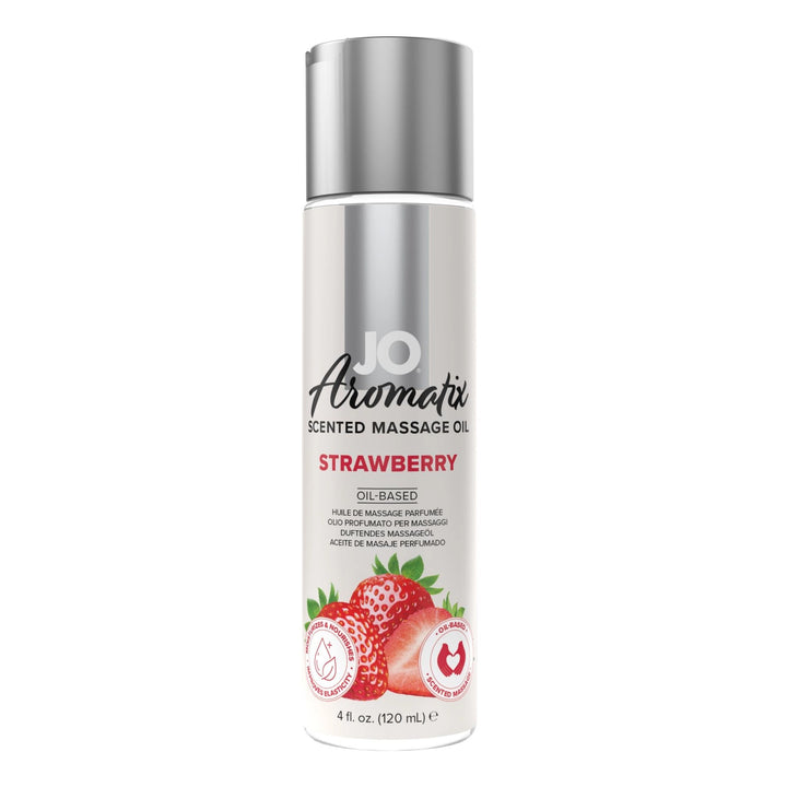 Olejek do masażu JO Aromatix Strawberry 120 ml - zdjęcie główne