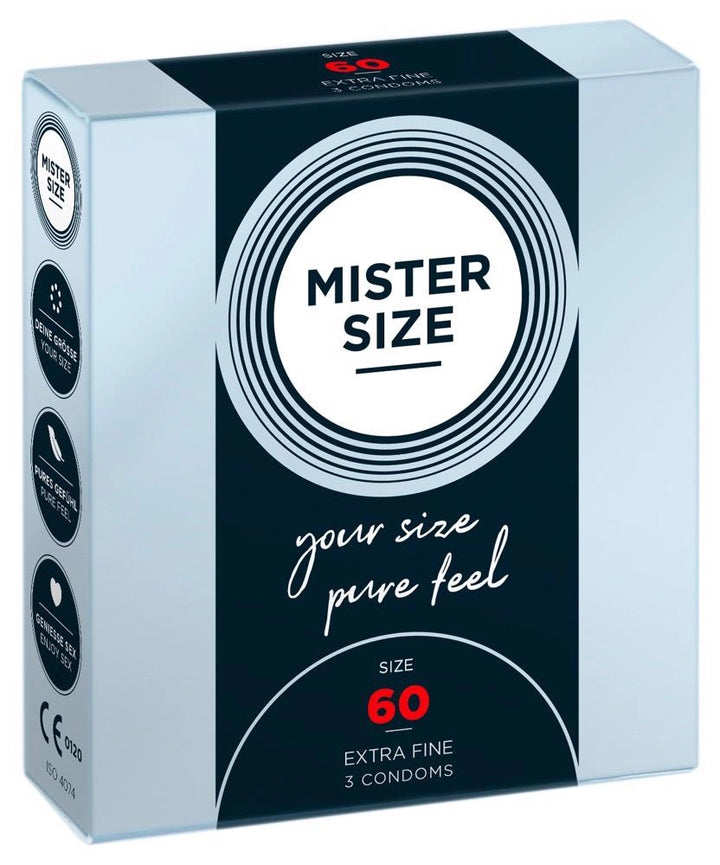 Prezerwatywy Mister Size 60 mm 3 szt. - zdjęcie główne