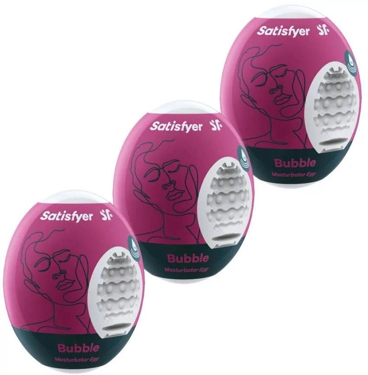 Masturbator jajeczny Satisfyer Bubble zestaw 3 szt. - zdjęcie główne